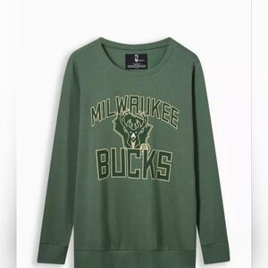 Torrid 00 NBA Milwaukee Bucks Sweatshirt